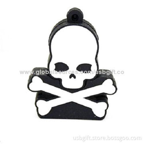 USB flash memory, hot sale skull head model, 8GB capacity, China OEM
